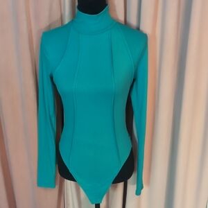 Sam Edelman CIRCUS Elegant GREEN Long Sleeve Women's Top